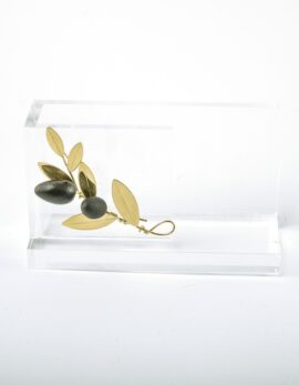 Handmadegift bronze business card case in plexiglass.